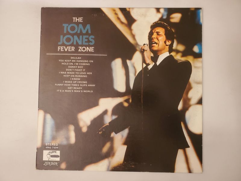 Tom Jones Fever Zone vinyl record